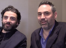 Alex Garland and Oscar Isaac