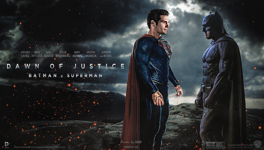 Batman v Superman poster 1
