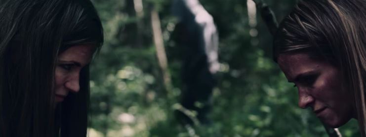 Girl in woods
