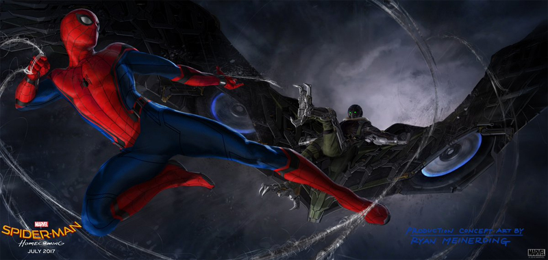 Spider-man Homecoming Concept art