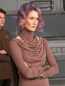 Laura Dern as Vice Admiral Holdo.