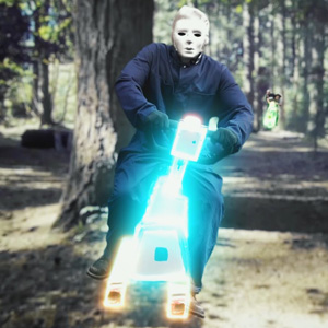 killer on a light bike