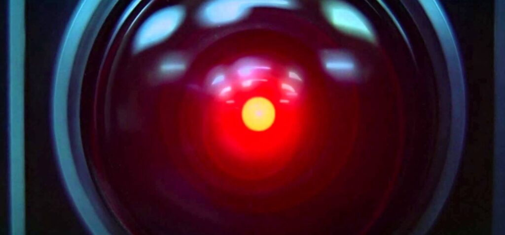 HAL 9000, the antagonistic computer from 2001: A Space Odyssey