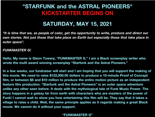 Starfunk Blog Message