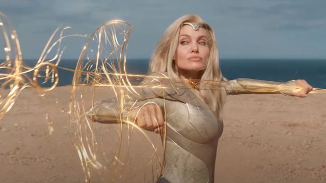 Angelina Jolie as Thena in Marvel's Eternals