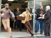 Jack and Gino run away in a still from 69 parts