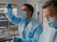 a pair of scientists in the film sight