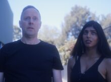 a couple looks shocked in alien love
