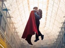 David Corenswet as the Man of Steel and Rachel Brosnahan as Lois Lane