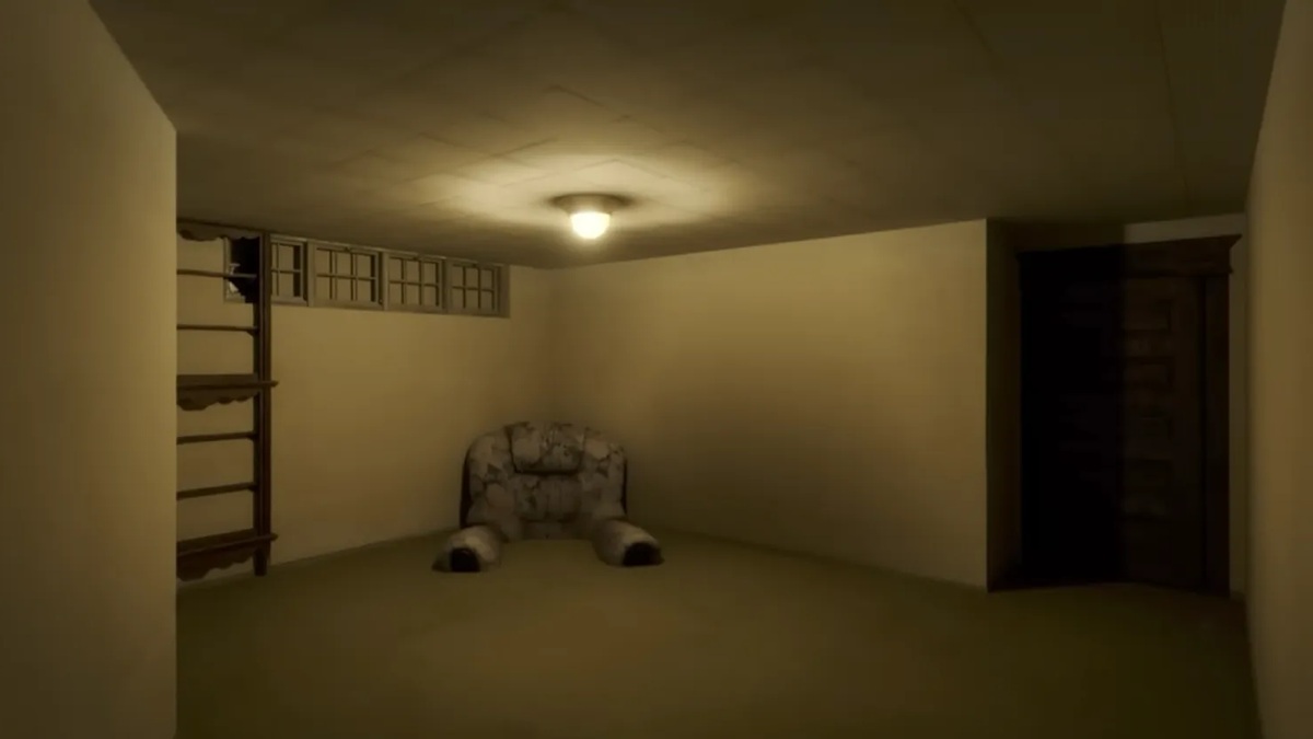 One of the liminal spaces from ‘Backrooms’.