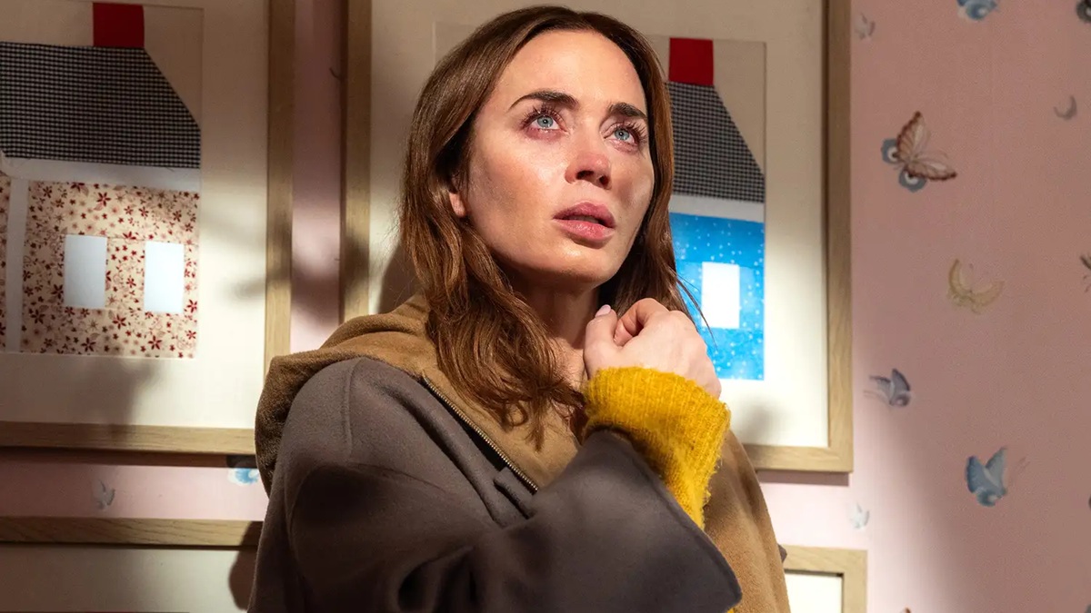 Emily Blunt in a scene from ‘Disclosure Day’.