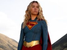 Milly Alcock in a scene from 'Supergirl'.